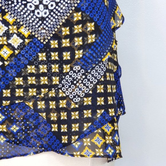 Roz & Ali Moroccan Mama Mixed Media Sleeveless Summer Layered Top NWT Size 1X - Picture 5 of 16